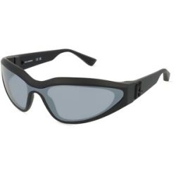 Marchon Germany GmbH Karl Lagerfeld KL6128S Unisex-Sonnenbrille Vollrand Quadratisch Kunststoff-Gestell, Schwarz