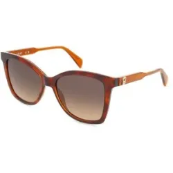 Marchon Germany GmbH Liu Jo LJ822S Damen-Sonnenbrille Vollrand Butterfly Kunststoff-Gestell, Havanna