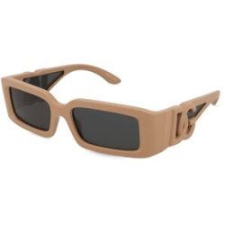Luxottica Fashion Brillen Vertriebs GmbH Dolce&Gabbana 0DG6197 Unisex-Sonnenbrille Vollrand Quadratisch Acetat Spritzguss-Gestell, Beige