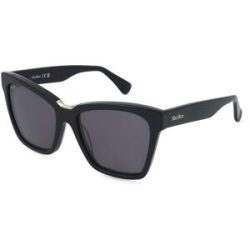 Marcolin Deutschland GmbH Max Mara MM0089 SPARK3 Damen-Sonnenbrille Vollrand Cat Eye Acetat-Gestell, Schwarz