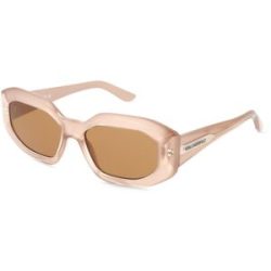 Marchon Germany GmbH Karl Lagerfeld KL6167S Damen-Sonnenbrille Vollrand Quadratisch Kunststoff-Gestell, Pink