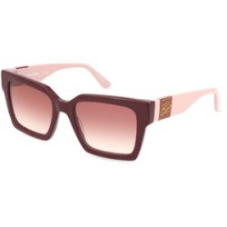 Marchon Germany GmbH Karl Lagerfeld KL6057S Damen-Sonnenbrille Vollrand Quadratisch Zylonit (Celluloseacetat)-Gestell, Rot