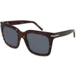 Safilo GmbH Boss 1656/S Damen-Sonnenbrille Vollrand Quadratisch Acetat-Gestell, Havanna