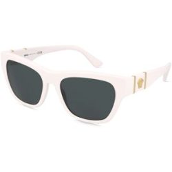 Luxottica Fashion Brillen Vertriebs GmbH Versace 0VE4457 Herren-Sonnenbrille Vollrand Quadratisch Acetat-Gestell, Weiß