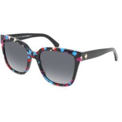 Safilo GmbH Kate Spade 207635 Damen-Sonnenbrille Vollrand Quadratisch Acetat-Gestell, Schwarz