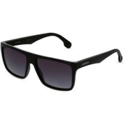 Safilo GmbH Carrera 5039/S Herren-Sonnenbrille Vollrand Quadratisch Kunststoff-Gestell, Schwarz