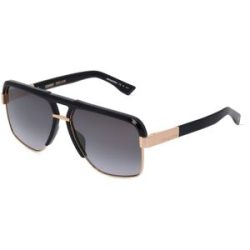 Safilo GmbH Dsquared2 D2 0084/S Herren-Sonnenbrille Vollrand Pilot Metall-Gestell, Schwarz