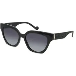 Marchon Germany GmbH Liu Jo LJ778S Unisex-Sonnenbrille Vollrand Butterfly Kunststoff-Gestell, Schwarz