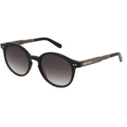Masterdis Woodfellas 10777 Unisex-Sonnenbrille Vollrand Rund Acetat-Gestell, Schwarz