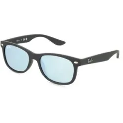 Luxottica Fashion Brillen Vertriebs GmbH Ray Ban Junior 0RJ9052S JUNIOR NEW WAYFARER Kinder-Sonnenbrille Vollrand Quadratisch Kunststoff-Gestell, Schwarz