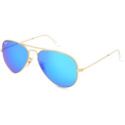 Luxottica Fashion Brillen Vertriebs GmbH Ray-Ban RB 3025 AVIATOR Unisex-Sonnenbrille Vollrand Pilot Metall-Gestell, Gold