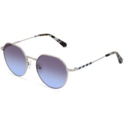 Marcolin Deutschland GmbH Gant GA8090 Unisex-Sonnenbrille Vollrand Rund Metall-Gestell, Silber