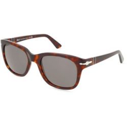 Luxottica Fashion Brillen Vertriebs GmbH Persol PO3372S Unisex-Sonnenbrille Vollrand Quadratisch Acetat-Gestell, Havanna