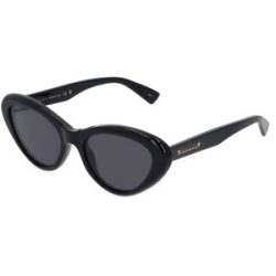 Safilo GmbH Gucci GG1170S Damen-Sonnenbrille Vollrand Butterfly Kunststoff-Gestell, Schwarz