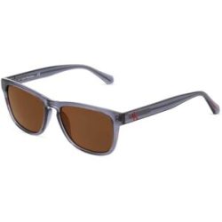 Marchon Germany GmbH Calvin Klein Jeans CKJ21623S Unisex-Sonnenbrille Vollrand Quadratisch Kunststoff-Gestell, Grau