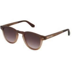 Masterdis Woodfellas 11736 HAVN Herren-Sonnenbrille Vollrand Rund Acetat-Gestell, Braun