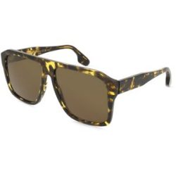 Marchon Germany GmbH Victoria Beckham VB671S Unisex-Sonnenbrille Vollrand Quadratisch Acetat-Gestell, Havanna