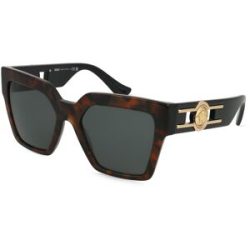 Luxottica Fashion Brillen Vertriebs GmbH Versace VE4458 Damen-Sonnenbrille Vollrand Butterfly Acetat-Gestell, Havanna
