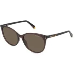 Safilo GmbH Polaroid PLD 4200/S/X Damen-Sonnenbrille Vollrand Cat Eye Acetat-Gestell, Braun