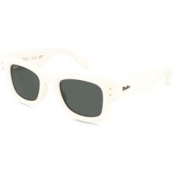 Luxottica Fashion Brillen Vertriebs GmbH Ray-Ban RB4940WAYFARER PUFFER Unisex-Sonnenbrille Vollrand Quadratisch Kunststoff-Gestell, Weiß