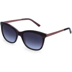 Wenzhou Lanson International Co., Ltd. Fielmann LN 004 SUN CL Damen-Sonnenbrille Vollrand Butterfly Blockacetat-Gestell, Braun