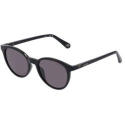 Marcolin Deutschland GmbH Guess GU5216 Unisex-Sonnenbrille Vollrand Panto Kunststoff-Gestell, Schwarz