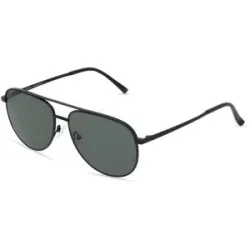 Wenzhou Bada Optical Co. , LTD Fielmann BD 523 SUN CL Herren-Sonnenbrille Vollrand Pilot Edelstahl-Gestell, Schwarz