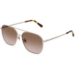 Thélios Stella McCartney SC40038U Damen-Sonnenbrille Vollrand Pilot Metall-Gestell, Gold