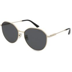 Luxottica Fashion Brillen Vertriebs GmbH Jimmy Choo 0JC4007BD Damen-Sonnenbrille Vollrand Panto Edelstahl-Gestell, Gold
