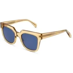 Wenzhou Lanson International Co., Ltd. Fielmann LN 022 SUN FA Unisex-Sonnenbrille Vollrand Panto Acetat-Gestell, Gelb