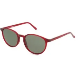 NEWAY Killine (Macao Commercial Offshore) Lt Fielmann JIL 005 SUN CL Unisex-Sonnenbrille Vollrand Panto Acetat Spritzguss-Gestell, Rot