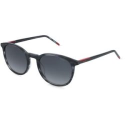 Safilo SpA Hugo HG 1400/G/S Herren-Sonnenbrille Vollrand Panto Acetat-Gestell, Grau