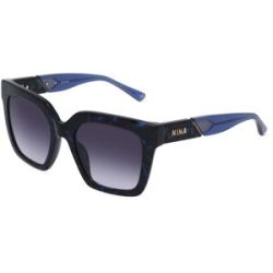 DE RIGO Vision D.A.CH. GmbH Nina Ricci NRISNR318 Unisex-Sonnenbrille Vollrand Butterfly Kunststoff-Gestell, Blau