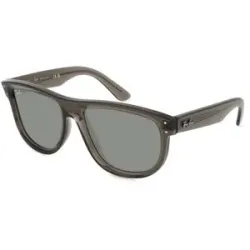 Luxottica Fashion Brillen Vertriebs GmbH Ray-Ban RBR0501S BOYFRIEND REVERSE Unisex-Sonnenbrille Vollrand Quadratisch Kunststoff-Gestell, Grau