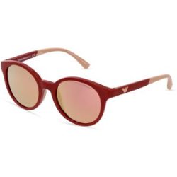 Luxottica Fashion Brillen Vertriebs GmbH Emporio Armani EA4185 Damen-Sonnenbrille Vollrand Panto Kunststoff-Gestell, Rot