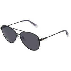 Safilo GmbH Polaroid PLD 4142/G/S/X Unisex-Sonnenbrille Vollrand Pilot Metall-Gestell, Schwarz