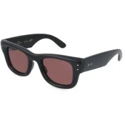 Luxottica Fashion Brillen Vertriebs GmbH Ray-Ban RB4940WAYFARER PUFFER Unisex-Sonnenbrille Vollrand Quadratisch Kunststoff-Gestell, Schwarz