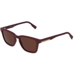 Marchon Germany GmbH Lacoste L987S Unisex-Sonnenbrille Vollrand Quadratisch Kunststoff-Gestell, Rot