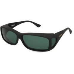 Ursula Hotstegs GmbH Cocoons Überziehsonnenbrille ML Unisex-Sonnenbrille Vollrand Quadratisch Kunststoff-Gestell, Schwarz