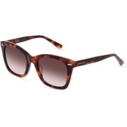 Marchon Germany GmbH Calvin Klein CK21506S Unisex-Sonnenbrille Vollrand Butterfly Kunststoff-Gestell, Havanna