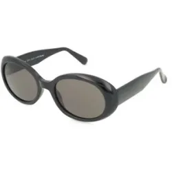 Suncute Industries Co., Ltd. Fielmann MC 627 SUN FA IVY II Damen-Sonnenbrille Vollrand Oval Acetat Spritzguss-Gestell, Schwarz