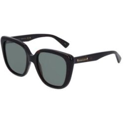 Kering Eyewear Spa Gucci GG1169S Unisex-Sonnenbrille Vollrand Butterfly Kunststoff-Gestell, Havanna