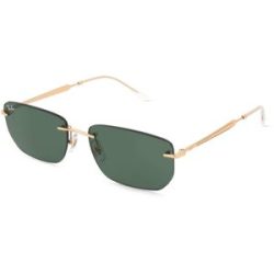 Luxottica Fashion Brillen Vertriebs GmbH Ray-Ban 0RB3768 Unisex-Sonnenbrille Randlos Geometrisch Metall-Gestell, Gold