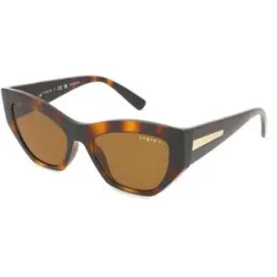 Luxottica Fashion Brillen Vertriebs GmbH Vogue 0VO5607S Damen-Sonnenbrille Vollrand Geometrisch Kunststoff-Gestell, Havanna