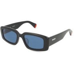 Thélios Kenzo KZ40198U Unisex-Sonnenbrille Vollrand Geometrisch Acetat-Gestell, Schwarz