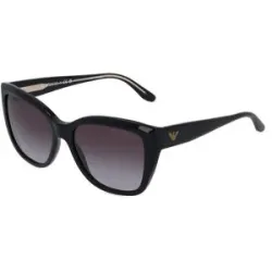 Luxottica Fashion Brillen Vertriebs GmbH Emporio Armani EA 4198 Damen-Sonnenbrille Vollrand Cat Eye Acetat-Gestell, Schwarz