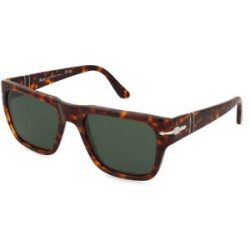 Luxottica Fashion Brillen Vertriebs GmbH Persol 0PO3348S Unisex-Sonnenbrille Vollrand Quadratisch Acetat-Gestell, Havanna