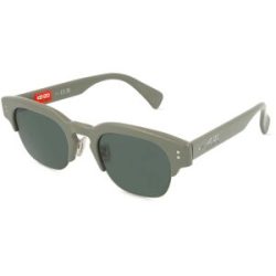 Thélios Kenzo KZ40179U Herren-Sonnenbrille Vollrand Quadratisch Kunststoff-Gestell, Grün