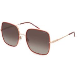 Safilo GmbH Hugo HG 1293/S Damen-Sonnenbrille Vollrand Quadratisch Metall-Gestell, Gold