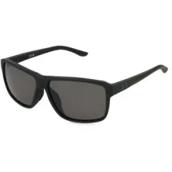 Safilo GmbH Under Armour UA KICKOFF/F Herren-Sonnenbrille Vollrand Quadratisch Kunststoff-Gestell, Schwarz